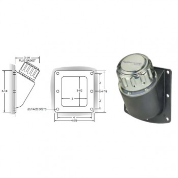 Metal Side Mount Filler Breather